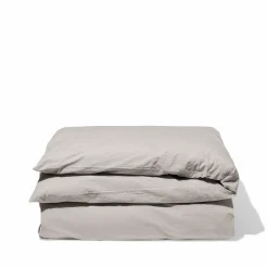 Housse de couette en percale de coton - Gris Pavot