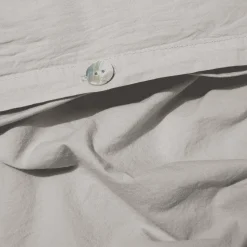 Housse de couette en percale de coton - Gris Pavot