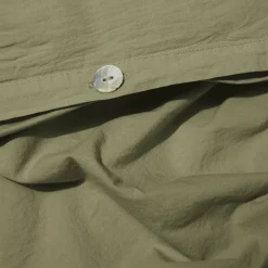 Housse de couette en percale de coton - Vert Camouflage