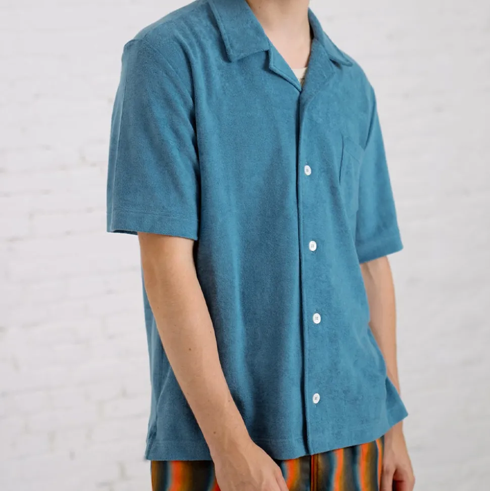 Howlin' - Chemise Cocktail - Bleu