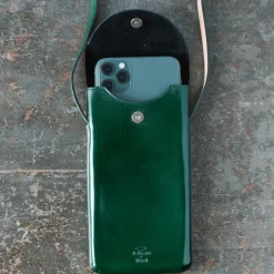 Il Bussetto x Merci - Etui Télephone Crossbody - Vert