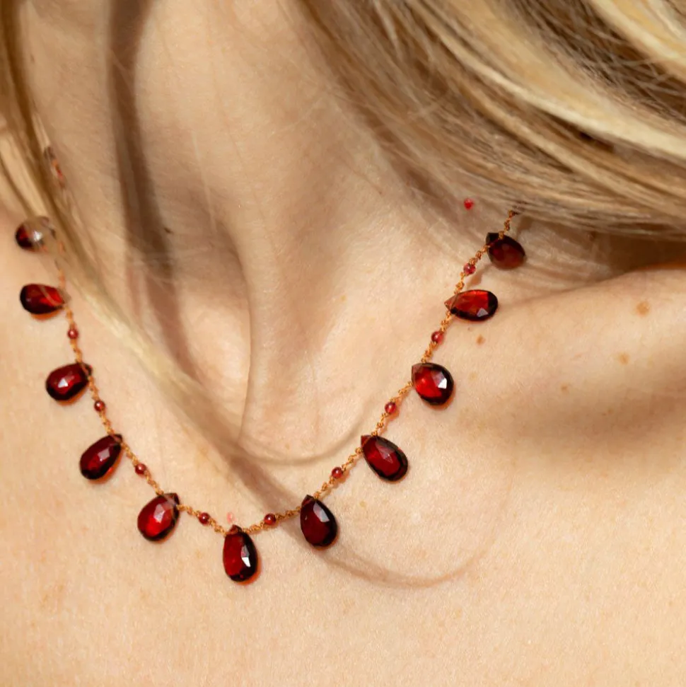 Ivarene - Collier Elston - Rouge