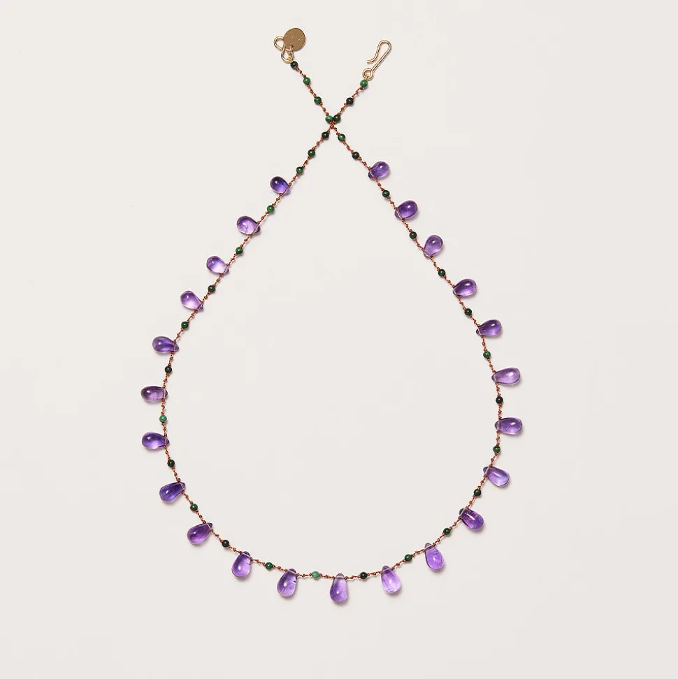 Ivarene - Collier Youngtown - Violet/Vert