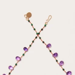Ivarene - Collier Youngtown - Violet/Vert
