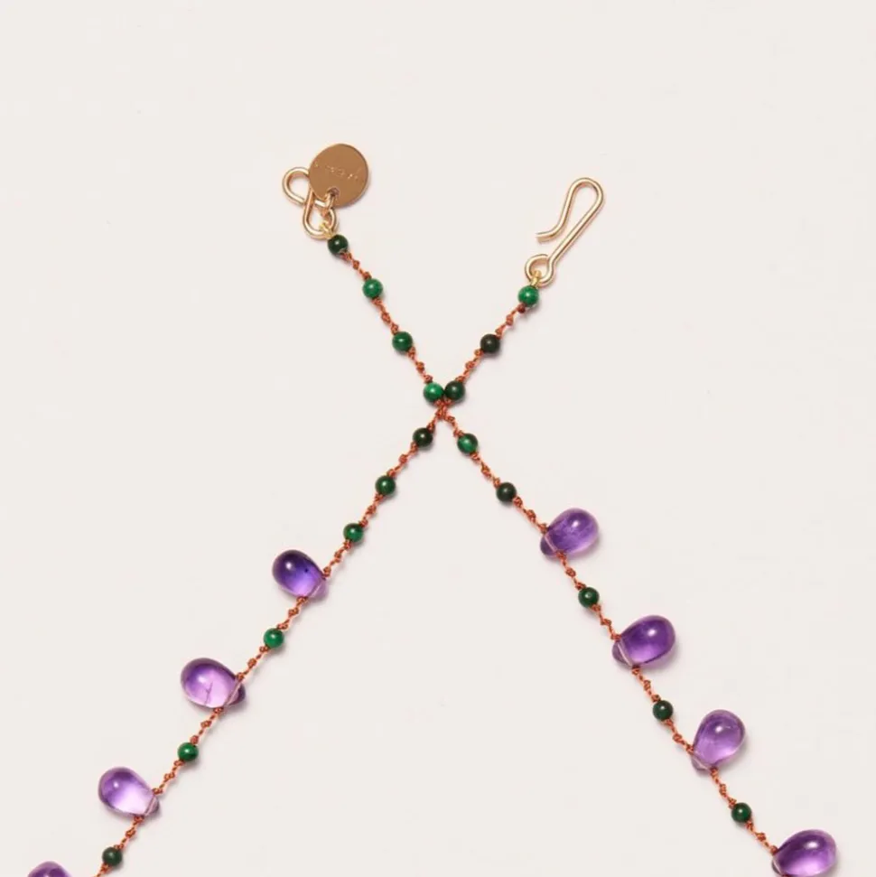 Ivarene - Collier Youngtown - Violet/Vert