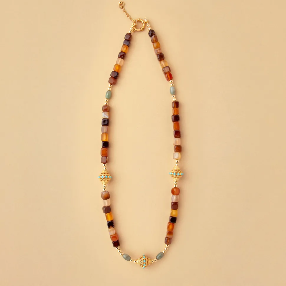 Juhu - Collier Ness - Marron