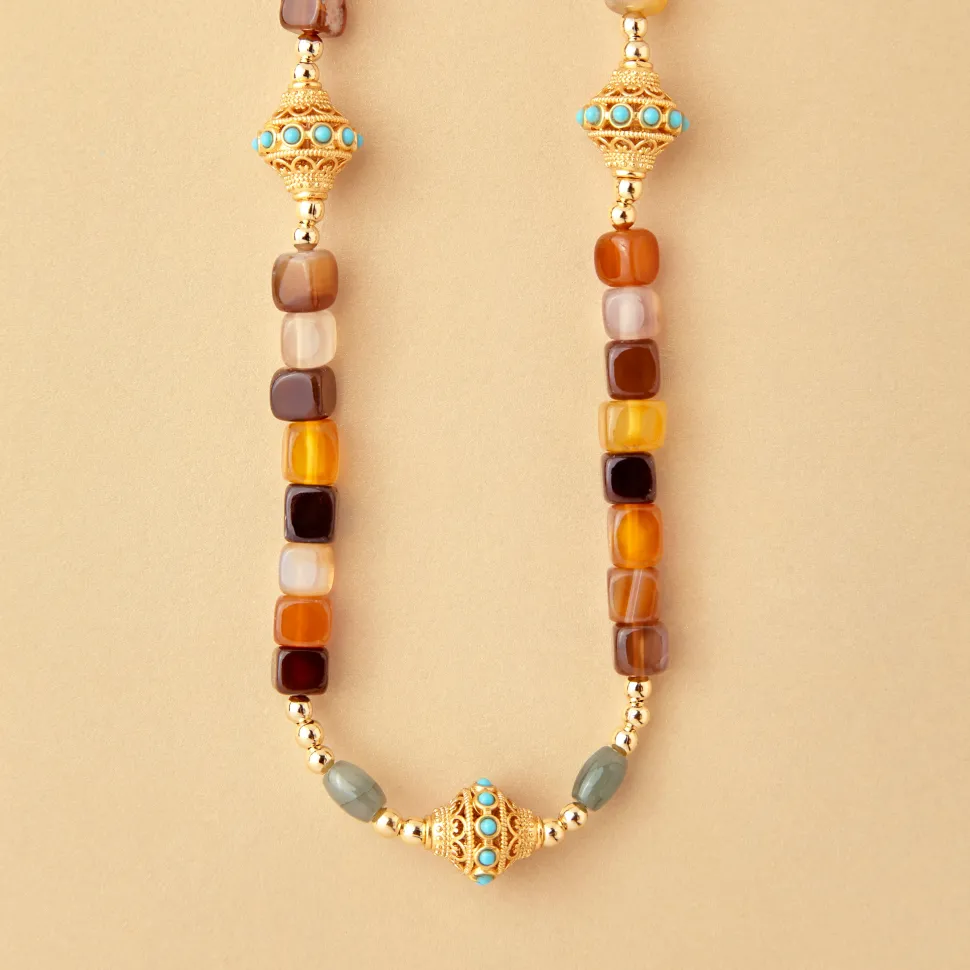 Juhu - Collier Ness - Marron