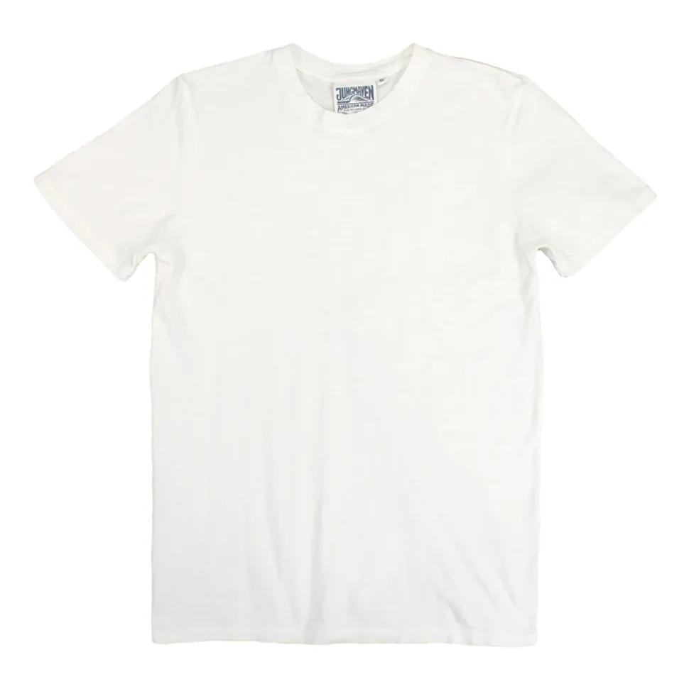 Jungmaven - Basic Tee - Blanc lavé
