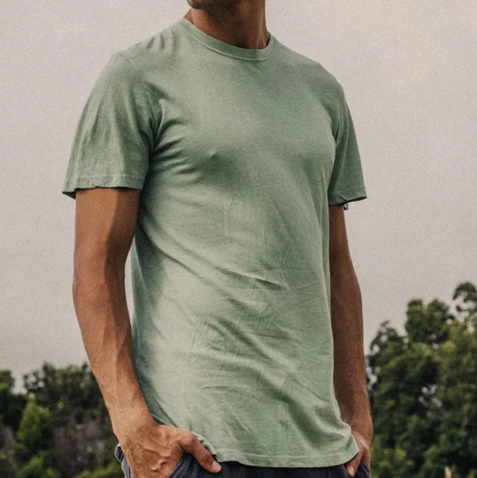 Jungmaven - Basic Tee - Vert pâle