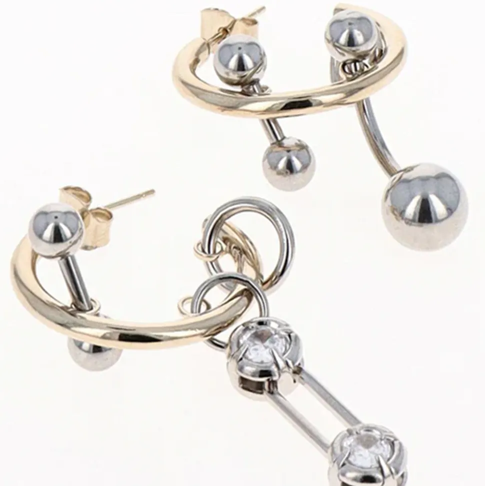 Justine Clenquet - Boucles d'oreilles Debbi - Doré