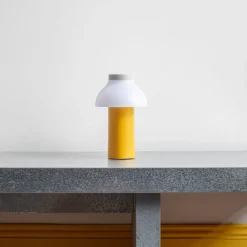 Lampe portable - Bicolor Yellow Grey - Hay