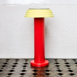 Lampe portable rechargeable - Rouge Jaune - Sowden