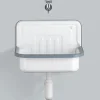 Lavabo acier bordure noir