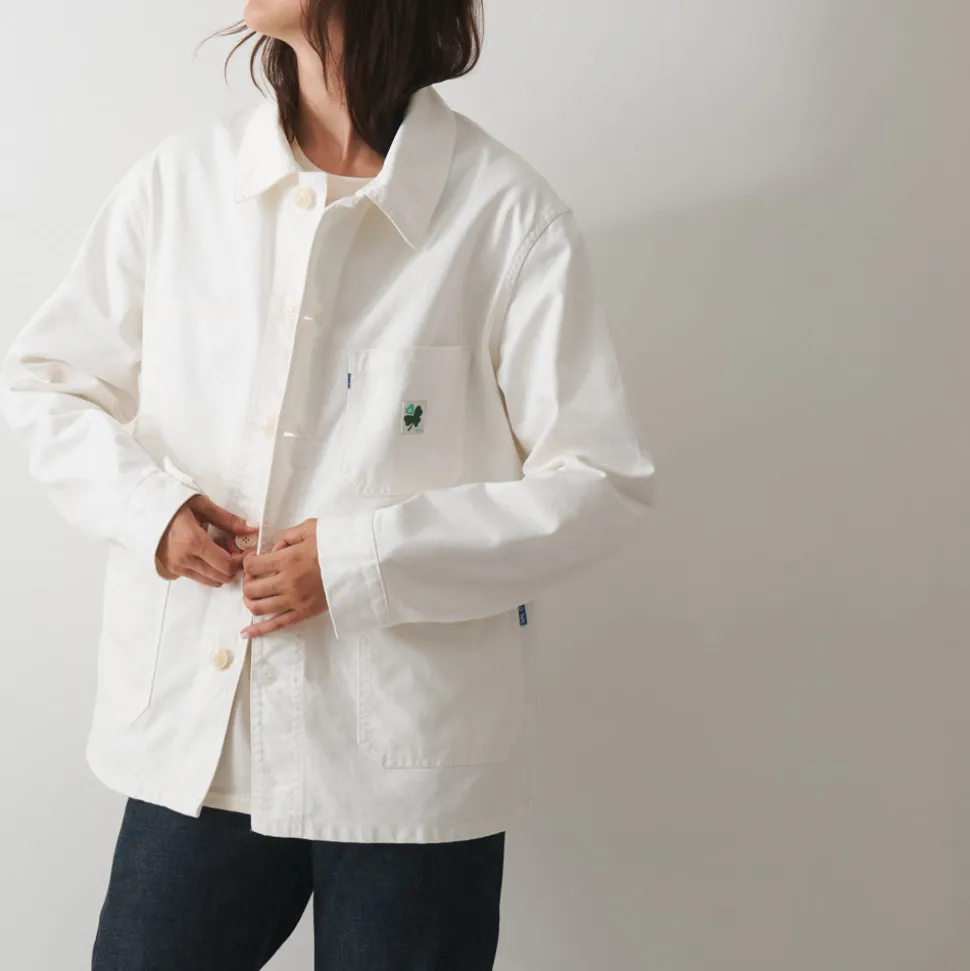 Le Laboureur x NN. 07 x Merci - Veste Tréfle Coeur - Vert