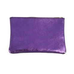 Les Cléias - Pochette Zippée L - Violet