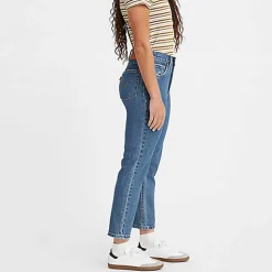 Levi's - Jeans 501 Crop - Bleu