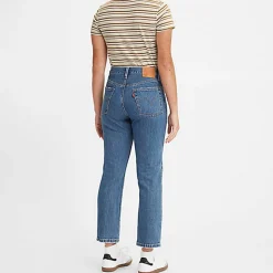 Levi's - Jeans 501 Crop - Bleu