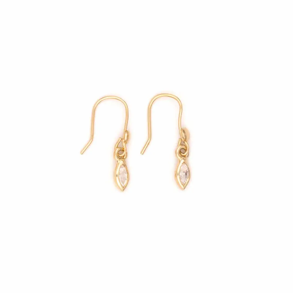 Luj - Boucles d’oreille dormeuses Marquises - Doré