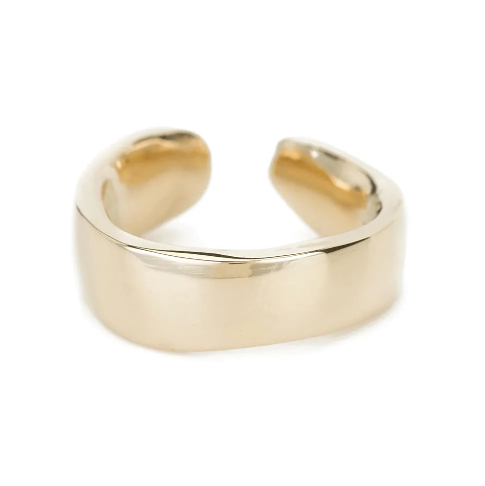 Mara Scalise - Bague Raw Cuff - Gold