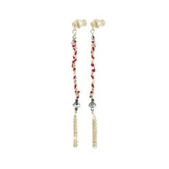 Marie Laure Chamorel - Boucles d'oreilles n°815 - Gold Red