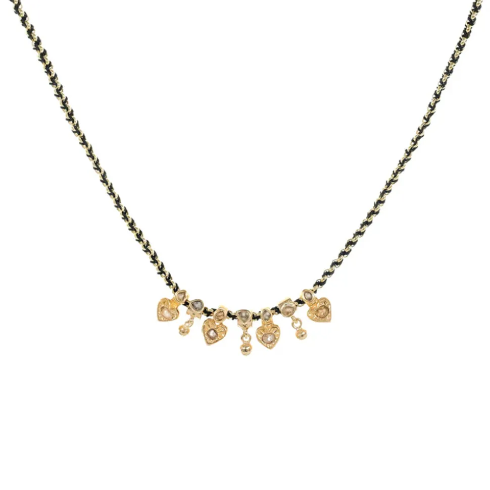 Marie Laure Chamorel - Collier n°902 - Gold Black