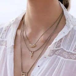 Marie Laure Chamorel - Collier n°902 - Gold Black