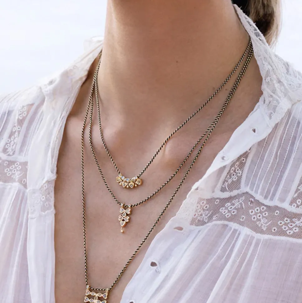 Marie Laure Chamorel - Collier n°902 - Gold Black