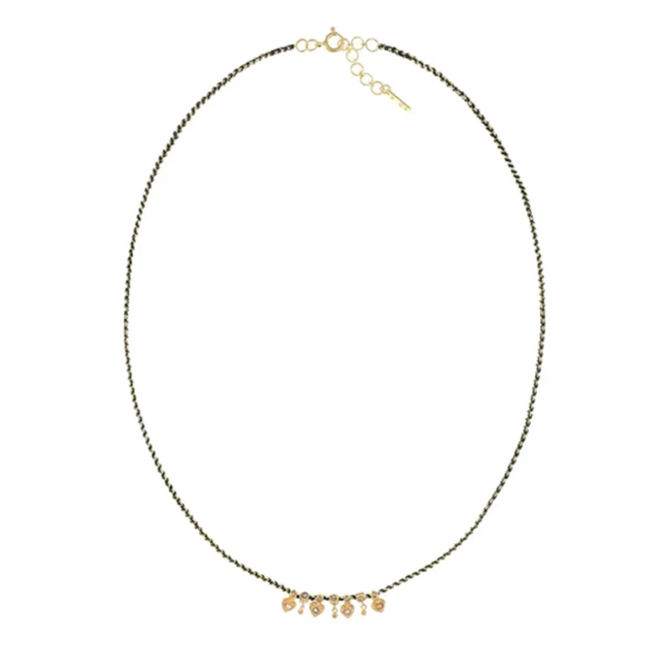 Marie Laure Chamorel - Collier n°902 - Gold Black