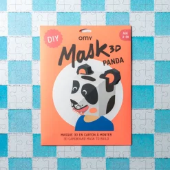 Masque 3D à colorier - Panda