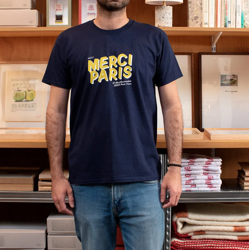 Merci - T-shirt unisexe - Marine