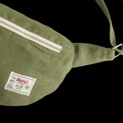 Merci - Banane To Go en lin - Vert d'Anduze