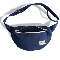 Merci - Banane To Go en lin - Bleu Shibori