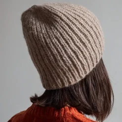 Merci - Bonnet en laine d'alpaga - Blanc Cassé
