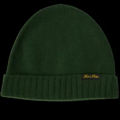 Merci - Bonnet en laine et cachemire - Vert & Jaune