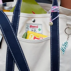 Merci - Cabas Candide en canvas - Marine