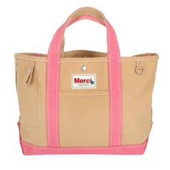 Merci - Cabas Candide en canvas - Rose
