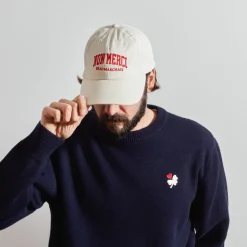 Merci - Casquette College Non Merci - Rouge