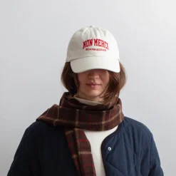 Merci - Casquette College Non Merci - Rouge