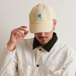 Merci - Casquette Trèfle Patch - Jaune