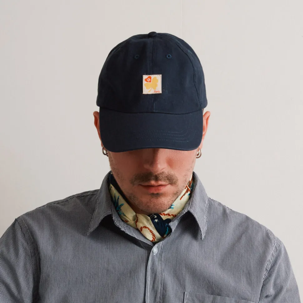 Merci - Casquette Trèfle Patch - Marine