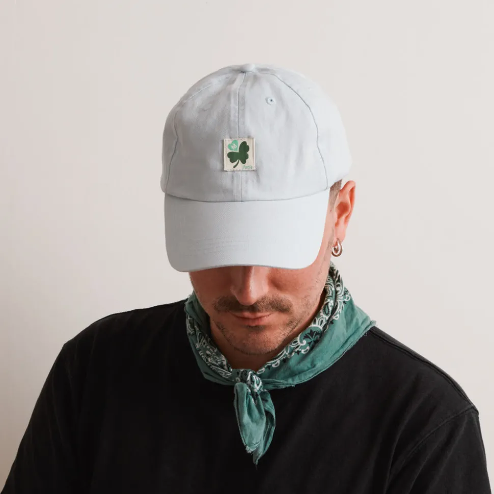 Merci - Casquette Trèfle Patch - Bleu Ciel