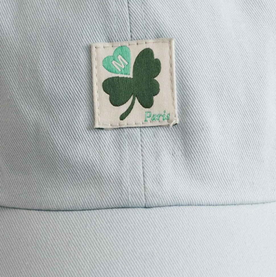 Merci - Casquette Trèfle Patch - Bleu Ciel