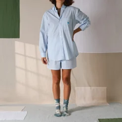 Merci - Chemise Basile - Carreaux Bleu