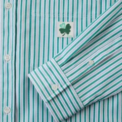 Merci - Chemise Basile - Rayures Vert