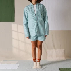 Merci - Chemise Basile - Rayures Vert