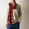 Merci - Echarpe en cachemire Harry - Rouge Tartan