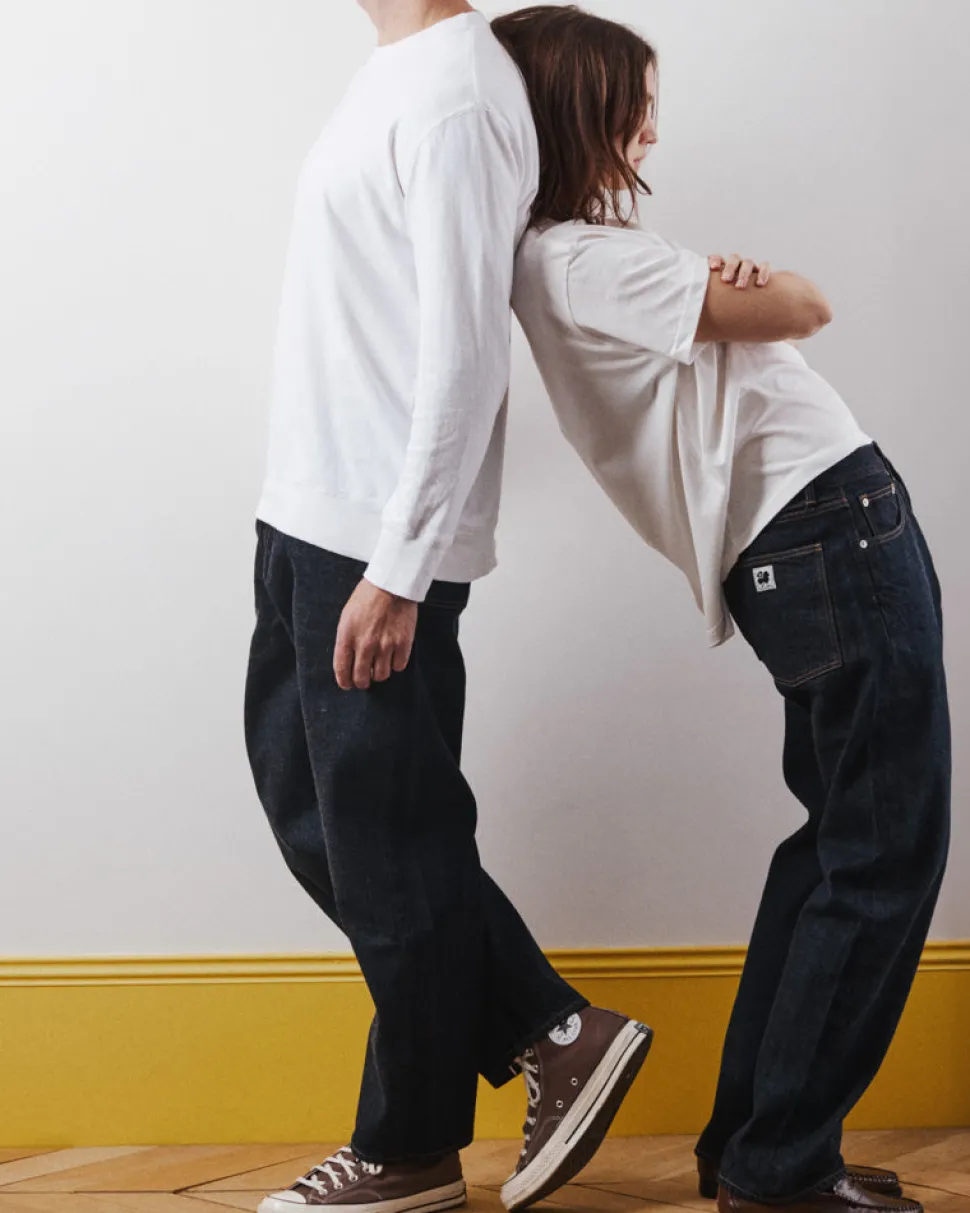 Merci - Jeans Droit Trèfle - Onewash