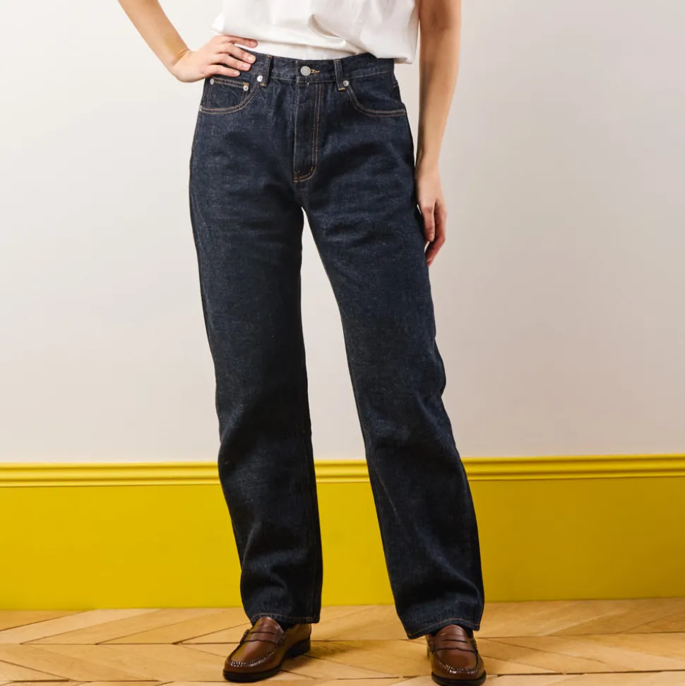 Merci - Jeans Droit Trèfle - Onewash