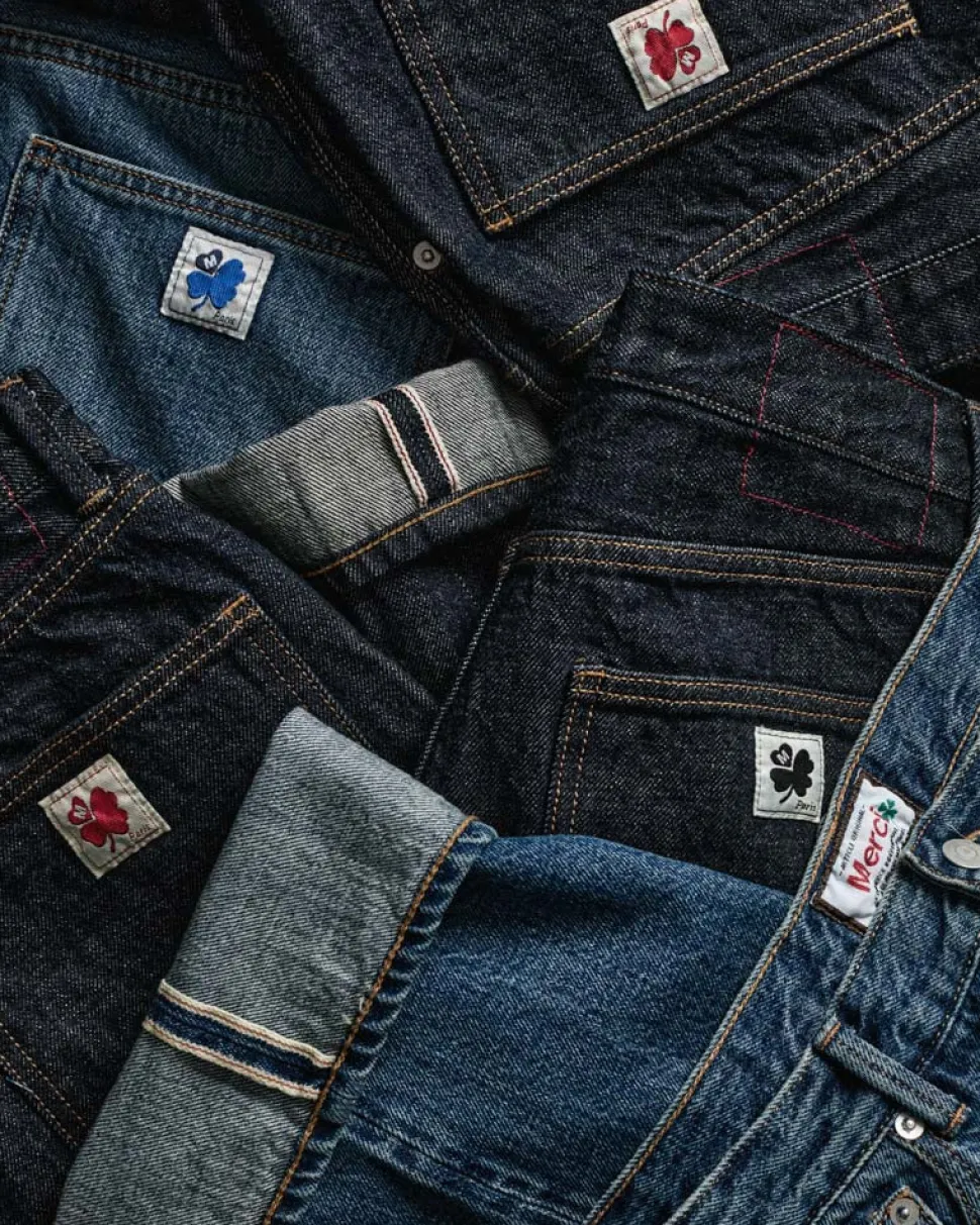 Merci - Jeans Droit Trèfle - Onewash