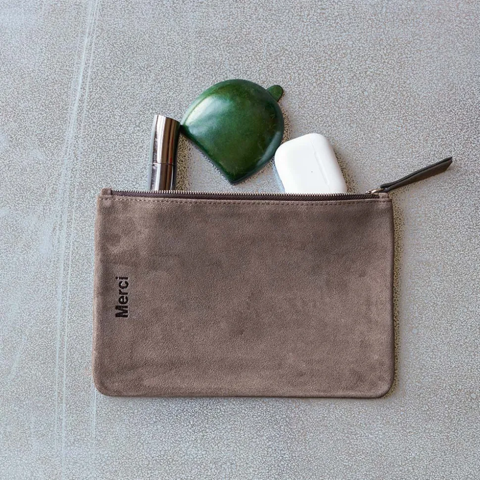 Merci - Pochette en daim - Saloon